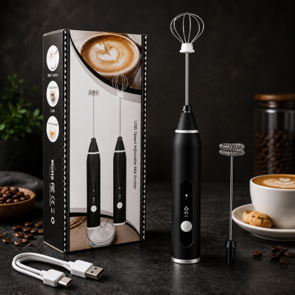 Coffee Foamer – 2 in 1 Coffee & Milk Foam Maker